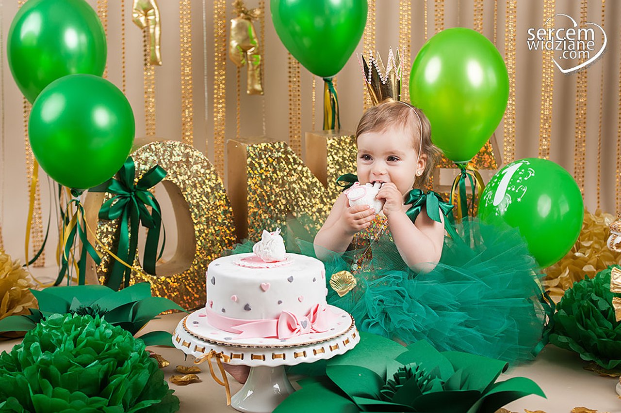 cake smash Warszawa dla dziewczynki