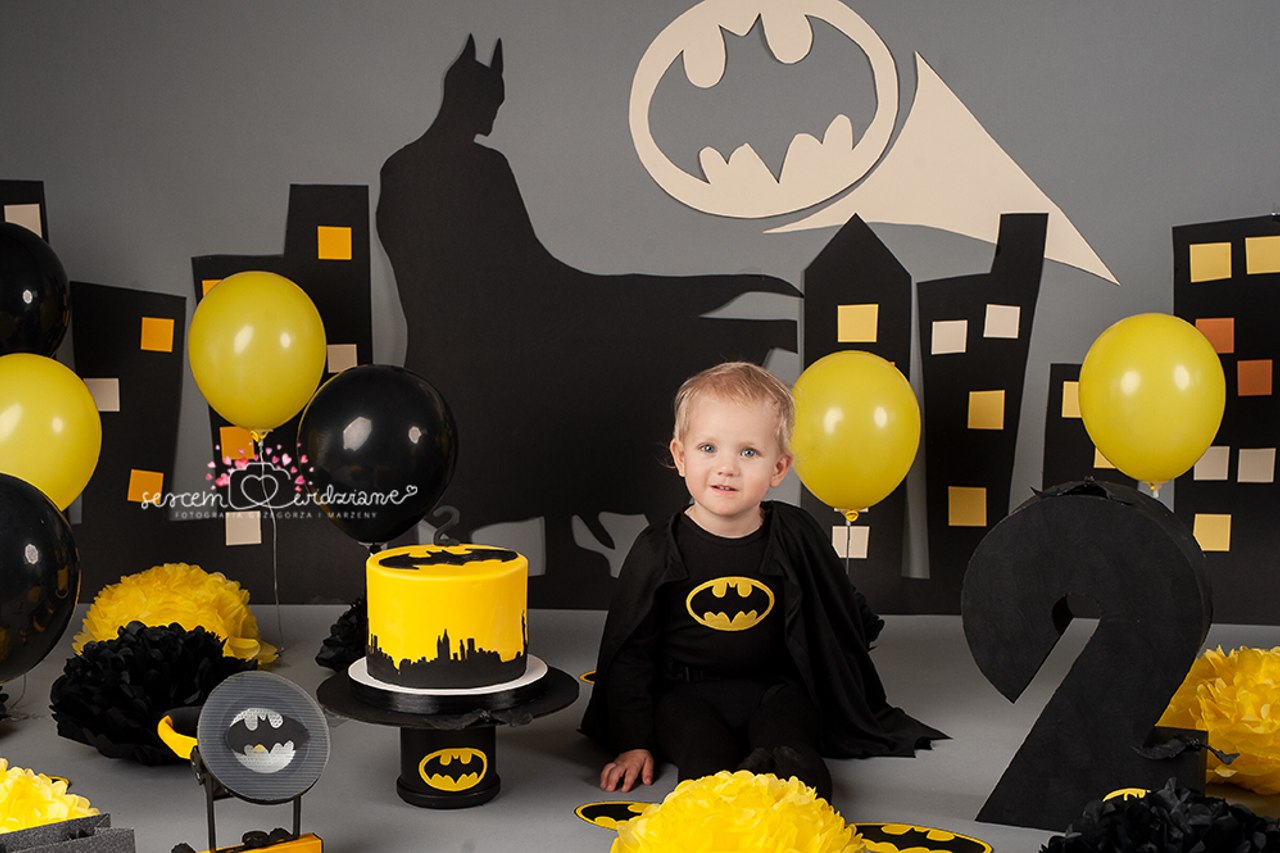 sesja na roczek Batman