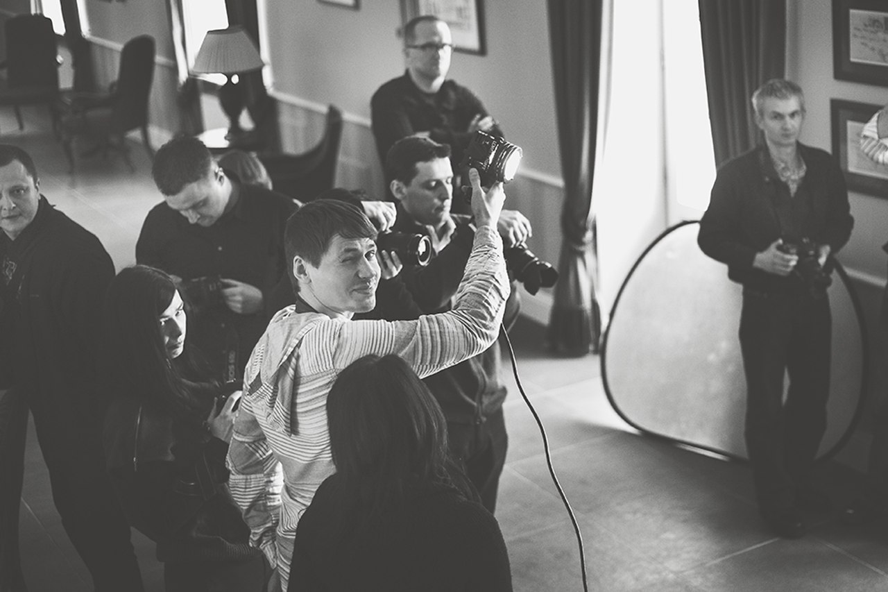 fotograf ślubny uczy innych fotografów