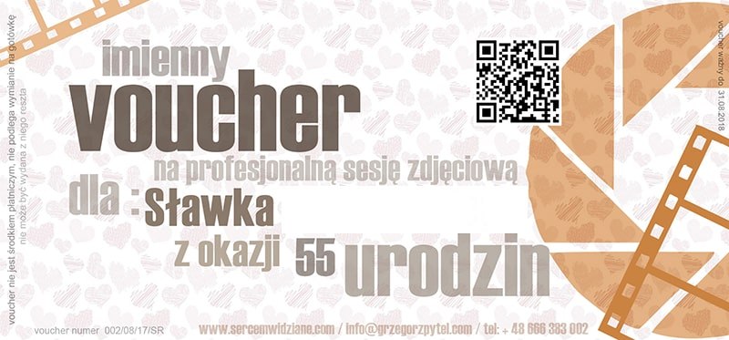 przykładowy voucher na sesję urodzinową