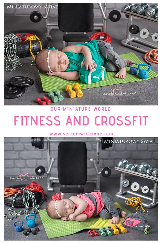 zdjęcie noworodka fitness
