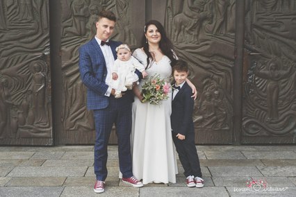 ślub z chrzcinami Stegny