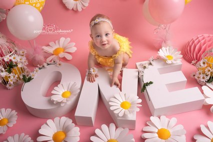 Cake Smash w Warszawie w domu