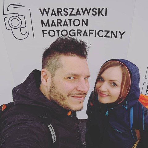Małżeństwo fotografów noworodkowych na maratonie fotograficznym