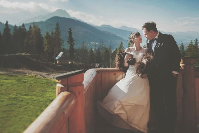 ślubne zdjęcie w zakopanem