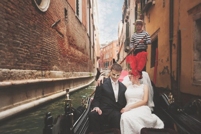 zdjęcia ślubne w Wenecji